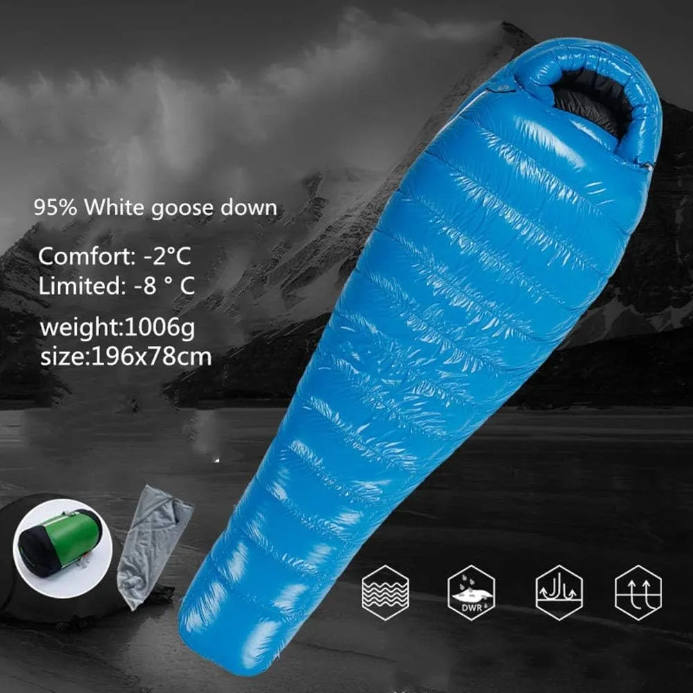 Comfy Sleeping Bag Adult Mummy Sleeping Bag Sleeping Bag Camping Winter Sleeping Bag Lightweight Warm Waterproof Portable for Backpacking and Traveling Outdoor Activities Indoor & Outdoor Use