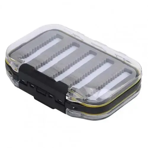 Compact Dual-Sided Fishing Tackle Box – Lightweight and Spacious EVA Design for Saltwater Flies