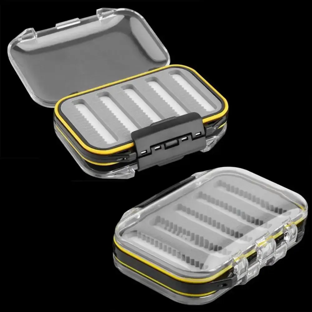 Compact Dual-Sided Fishing Tackle Box – Lightweight and Spacious EVA Design for Saltwater Flies