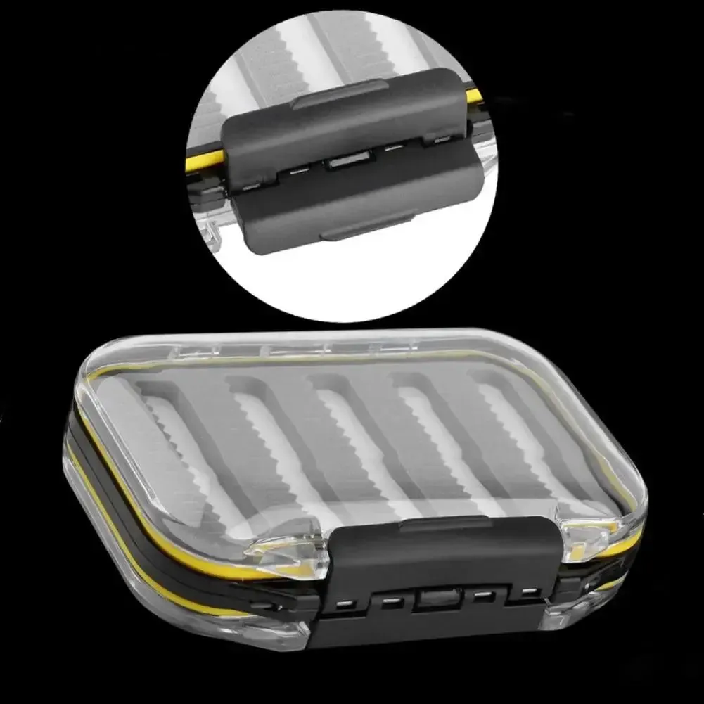 Compact Dual-Sided Fishing Tackle Box – Lightweight and Spacious EVA Design for Saltwater Flies