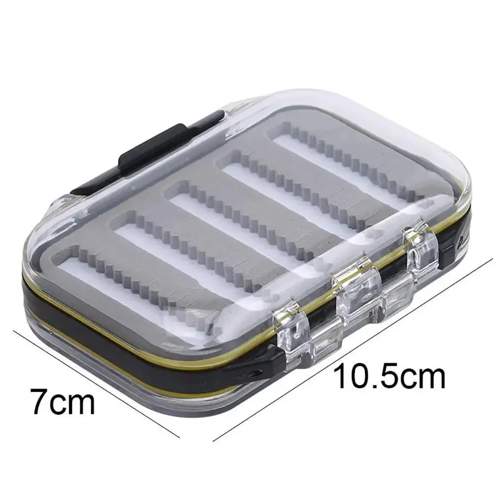Compact Dual-Sided Fishing Tackle Box – Lightweight and Spacious EVA Design for Saltwater Flies