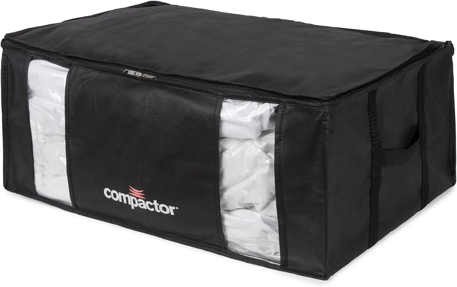 Compactor Vacuum Storage Bag XXL | Space Saver Vacuum Storage Bags for Clothes| Ultimate Storage Solution for Wardrobe | Black Semi-Rigid Box |
