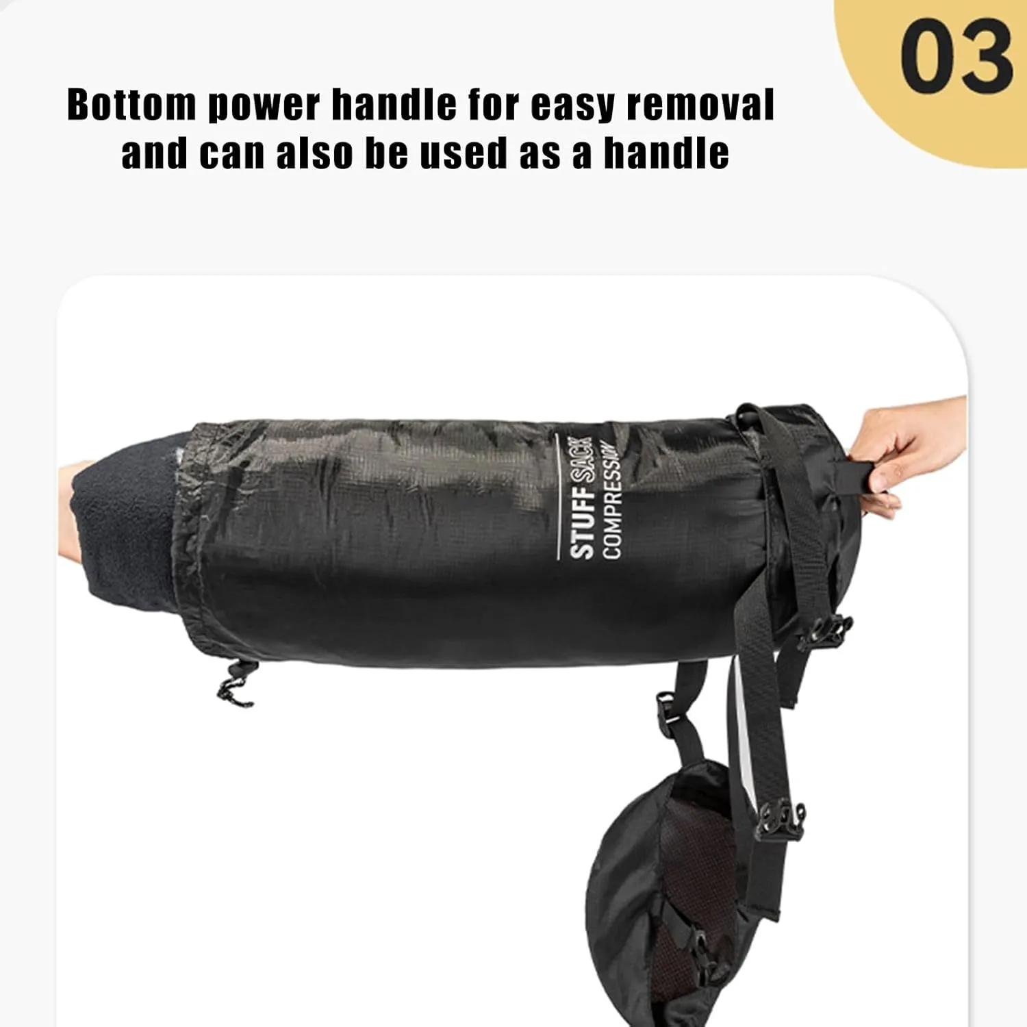 Compression Sack for Sleeping Bag - Quick-Dry Stuff Sacks for Backpacking,Lightweight Breathable Reusable Outdoor Gear for Hiking Supplies Camping Travel