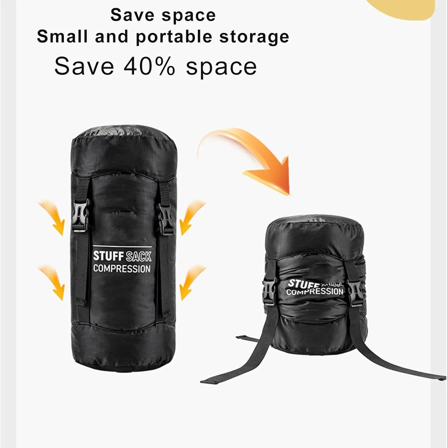 Compression Sack for Sleeping Bag - Quick-Dry Stuff Sacks for Backpacking,Lightweight Breathable Reusable Outdoor Gear for Hiking Supplies Camping Travel