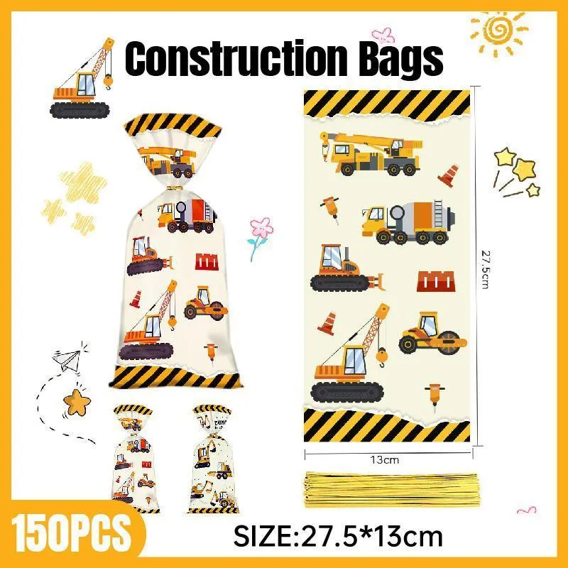 Cookie Candy Bags Party Supplies 150PCS