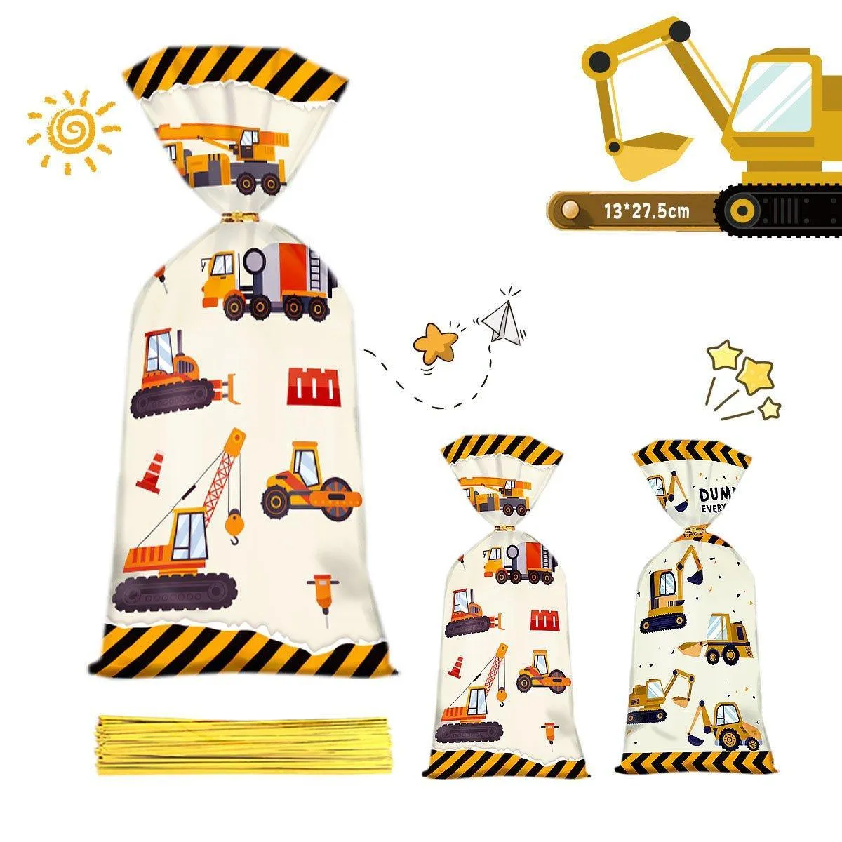 Cookie Candy Bags Party Supplies 150PCS