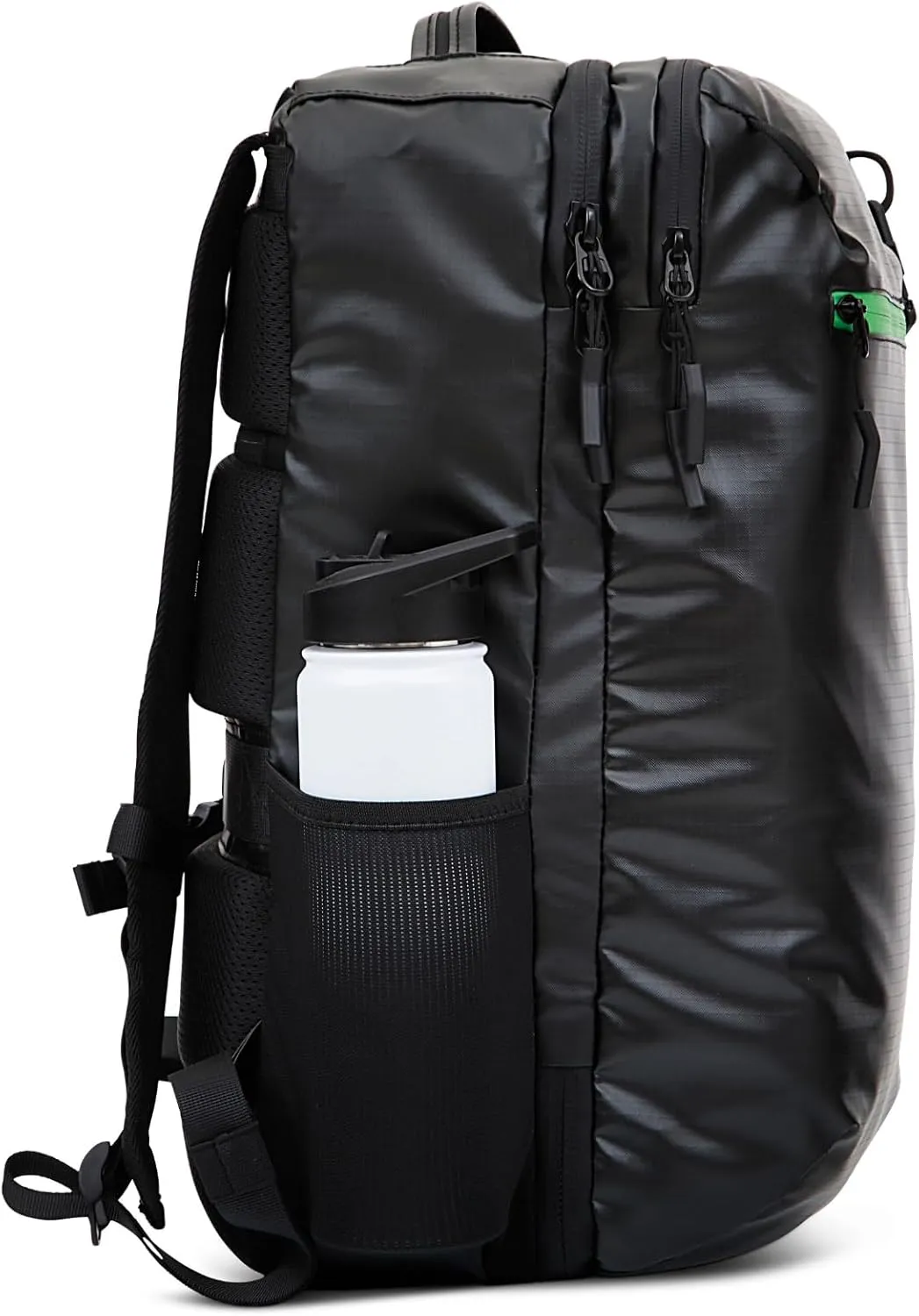 COR Surf Carry On Travel Backpack | Island Hopper 2.0 Ultralight Ariline Approved Personal Item Backpack| 28.5L Matte Black Waterproof Edition - FREE S-Clip Included