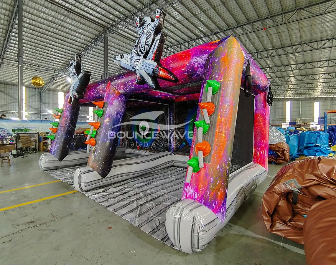 Cosmic Double Axe Throw Commercial Interactive Inflatable Game