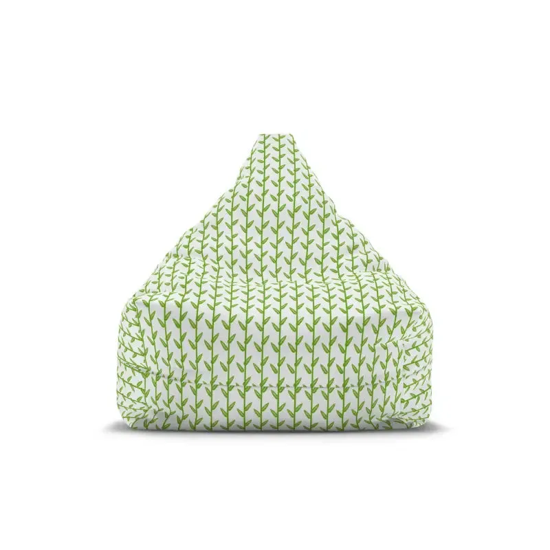 Cozy Leaves Print Bean Bag Cover for Stylish Relaxation