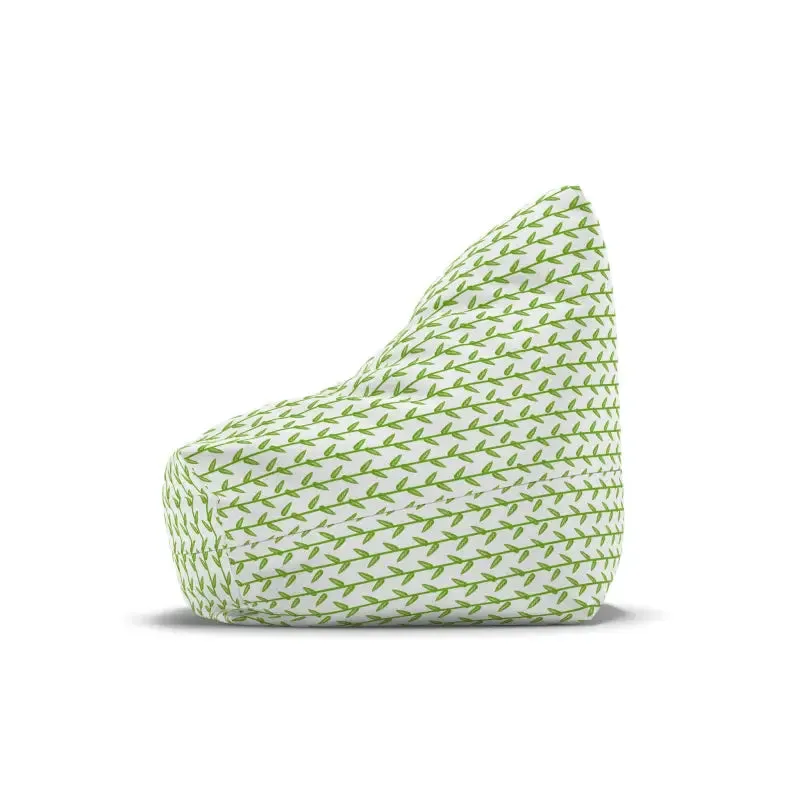Cozy Leaves Print Bean Bag Cover for Stylish Relaxation