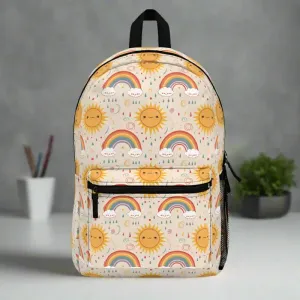 Cozy Lightweight Rainbows Backpack to Carry Sunshine