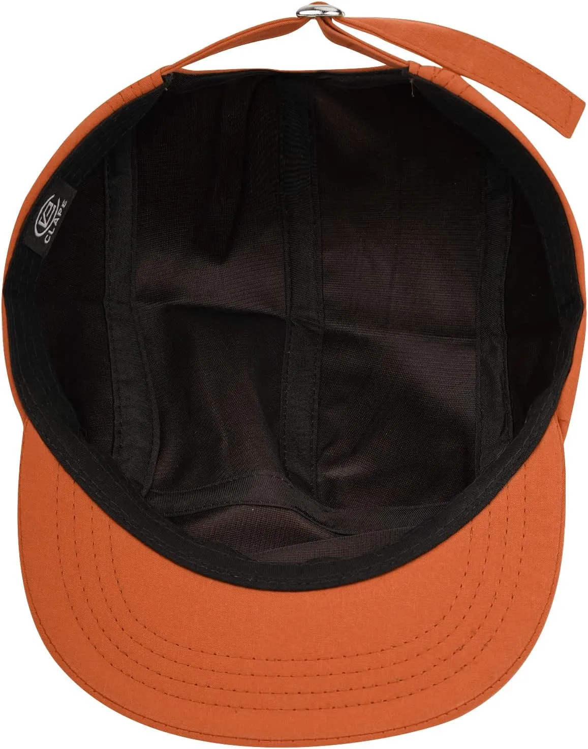 Croogo 5 Panel Short Brim Baseball Cap Casual Trucker Hat Flat Bill Sport Cap Solid Color Umpire Dad Hats Fitted Caps