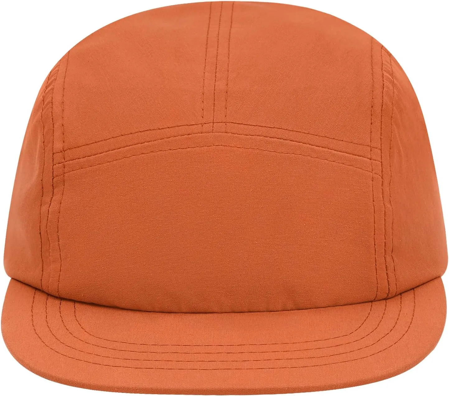 Croogo 5 Panel Short Brim Baseball Cap Casual Trucker Hat Flat Bill Sport Cap Solid Color Umpire Dad Hats Fitted Caps
