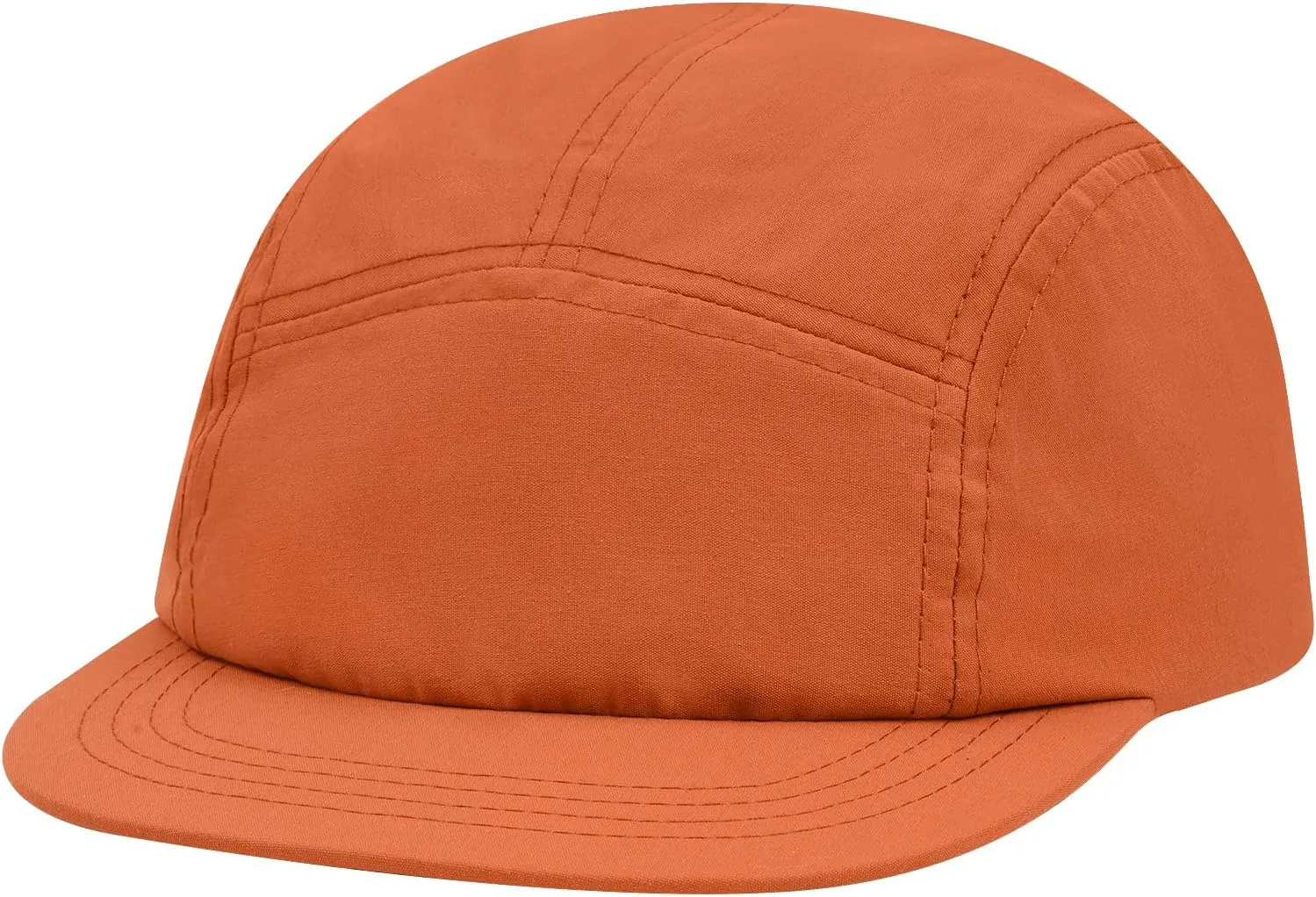 Croogo 5 Panel Short Brim Baseball Cap Casual Trucker Hat Flat Bill Sport Cap Solid Color Umpire Dad Hats Fitted Caps