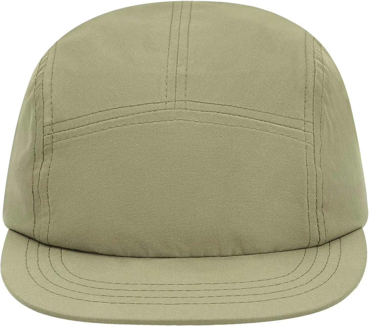 Croogo 5 Panel Short Brim Baseball Cap Casual Trucker Hat Flat Bill Sport Cap Solid Color Umpire Dad Hats Fitted Caps