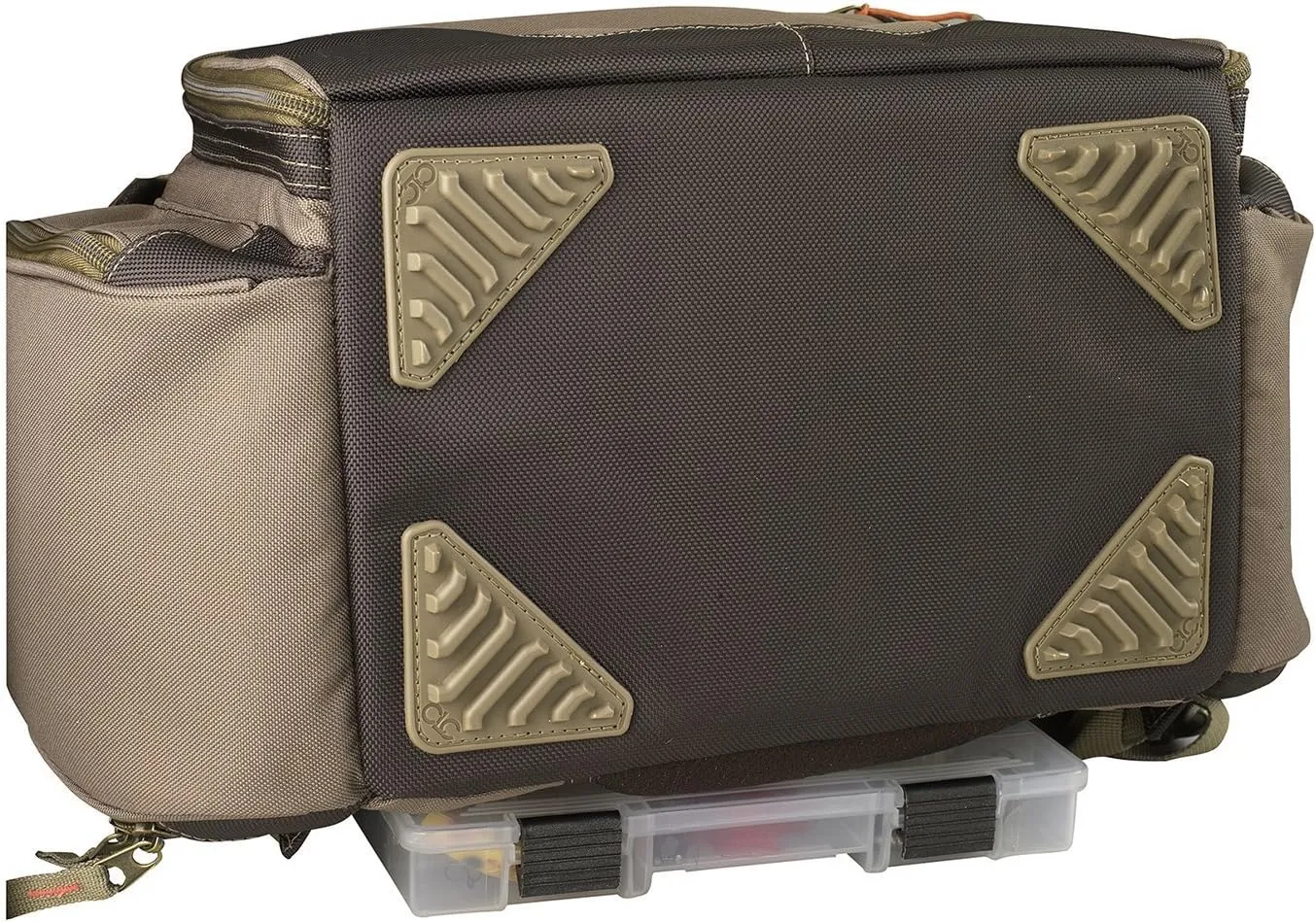 Custom Leathercraft Wild River CLC WT3505 Tackle Tek Mission Lighted Convertible Tackle Bag with Four PT3500 Trays, Small