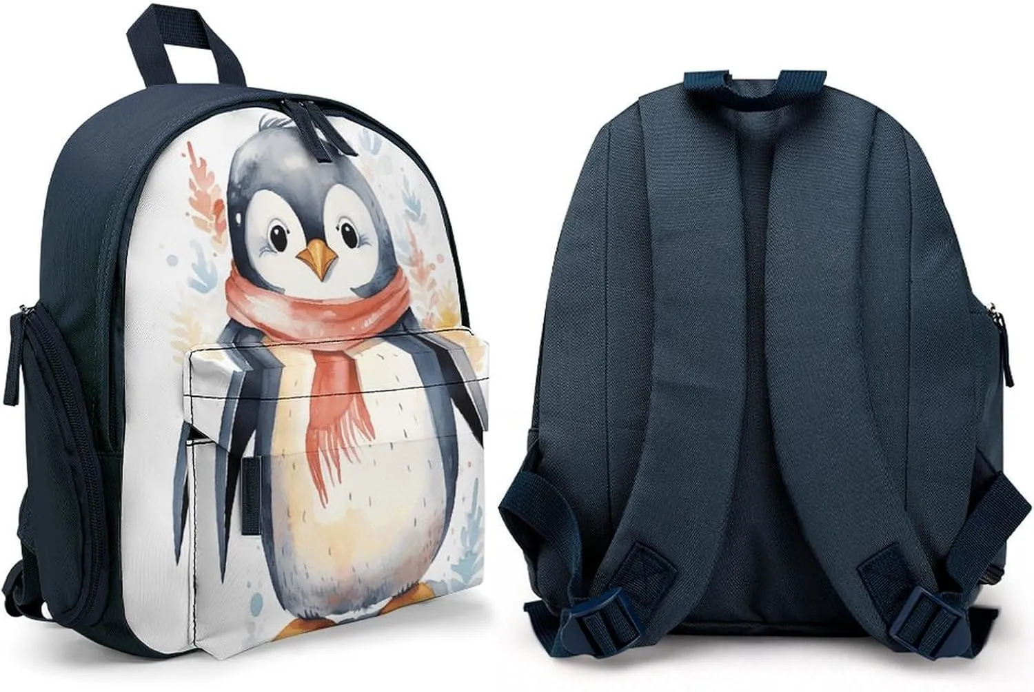 Cute Cartoon Penguin Travel Backpack Casual Bag Lightweight Hiking Backpacks for Business, Travelling, Hiking