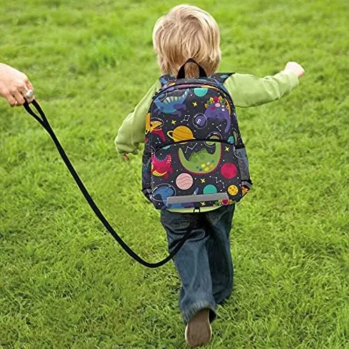 Cute Dinosaur Animal Space Astronaut Kids Backpack for Toddlers, Small Backpack for Kids School Travel Bag Picnic Meal Bag for Boys Girls