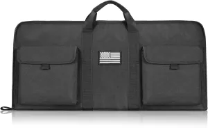 CVLIFE Soft Rifle Case 28 inch Gun Bag Pistol Case, Tactical Gun Cases for Rifles and Shotguns, Tactical Rifle Bag with Lockable Zipper for Outdoor Hunting Shooting