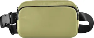 Darkkhaki Fanny Belt Bag Waist Packs Crossbody Bags Bum Bag for Running Hiking Travel Workout Adjustable Strap for Women Men