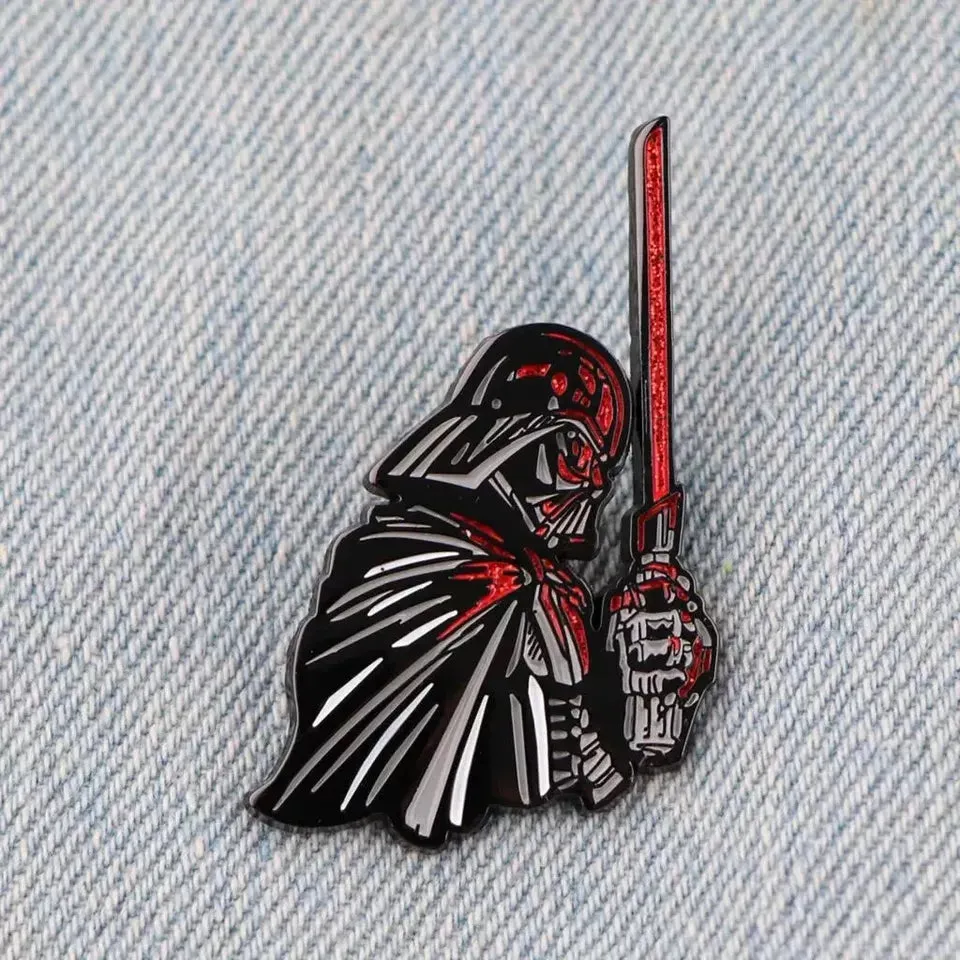 Darth Vader Pin Cartoon Badge