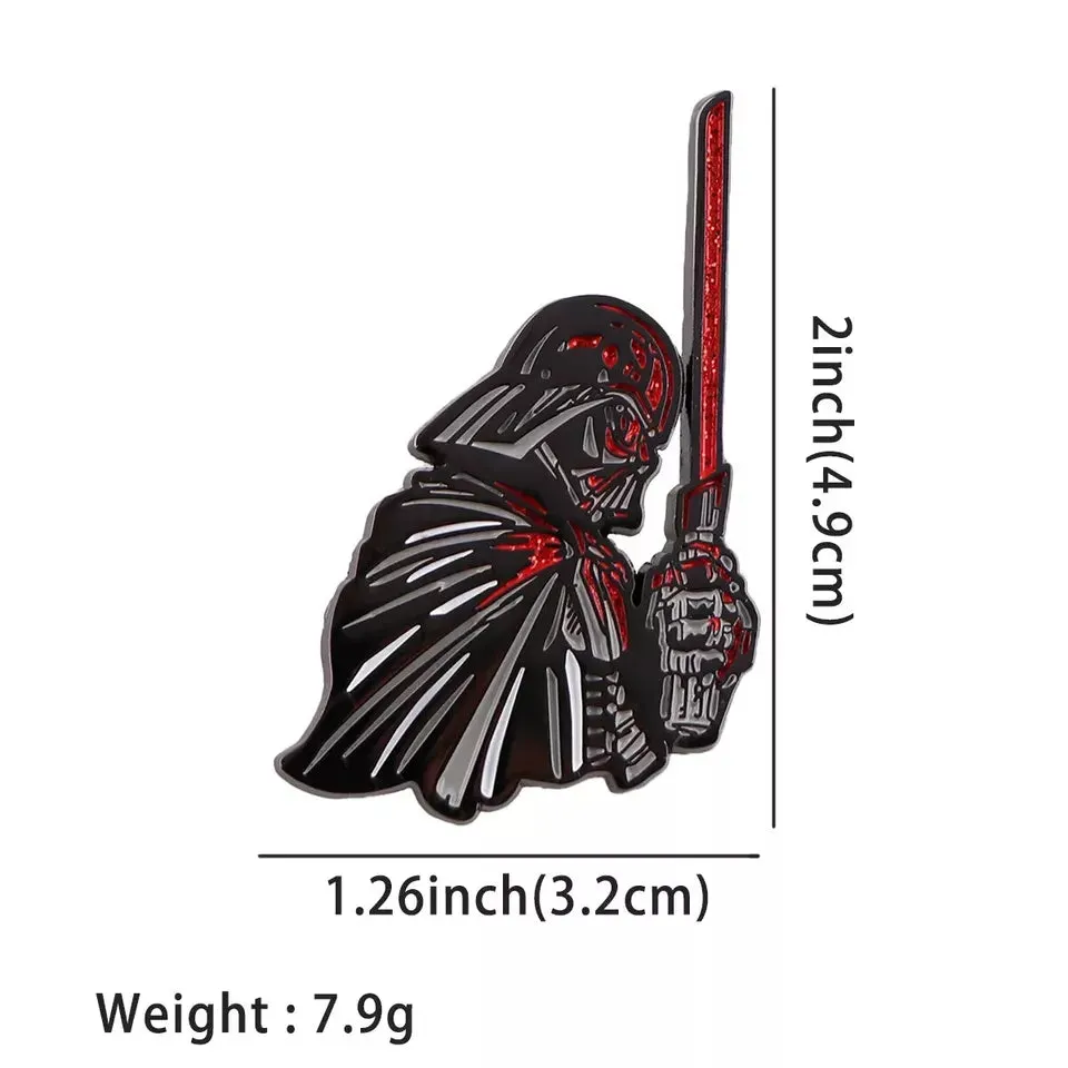 Darth Vader Pin Cartoon Badge