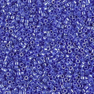 DB 1569, Cyan Blue Luster, Opaque - Miyuki Delica Beads - Size 11 - 5 grams - Japanese Cylinder Seed Beads - Retail & Wholesale