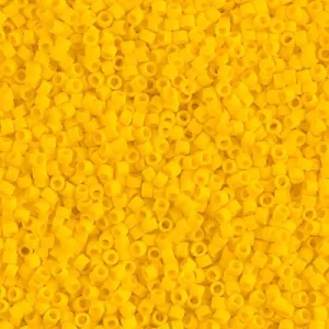DB 1582, Canary - Matte, Opaque - Miyuki Delica Beads - Size 11 - 5 grams - Japanese Cylinder Seed Beads - Wholesale & Retail
