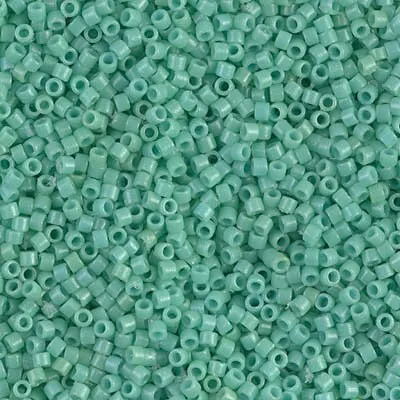 DB 2125, Duracoat Opaque Sea Opal - Miyuki Delica Beads - Size 11 - 5 grams - Japanese Cylinder Seed Beads - Retail & Wholesale - Turqoiuse