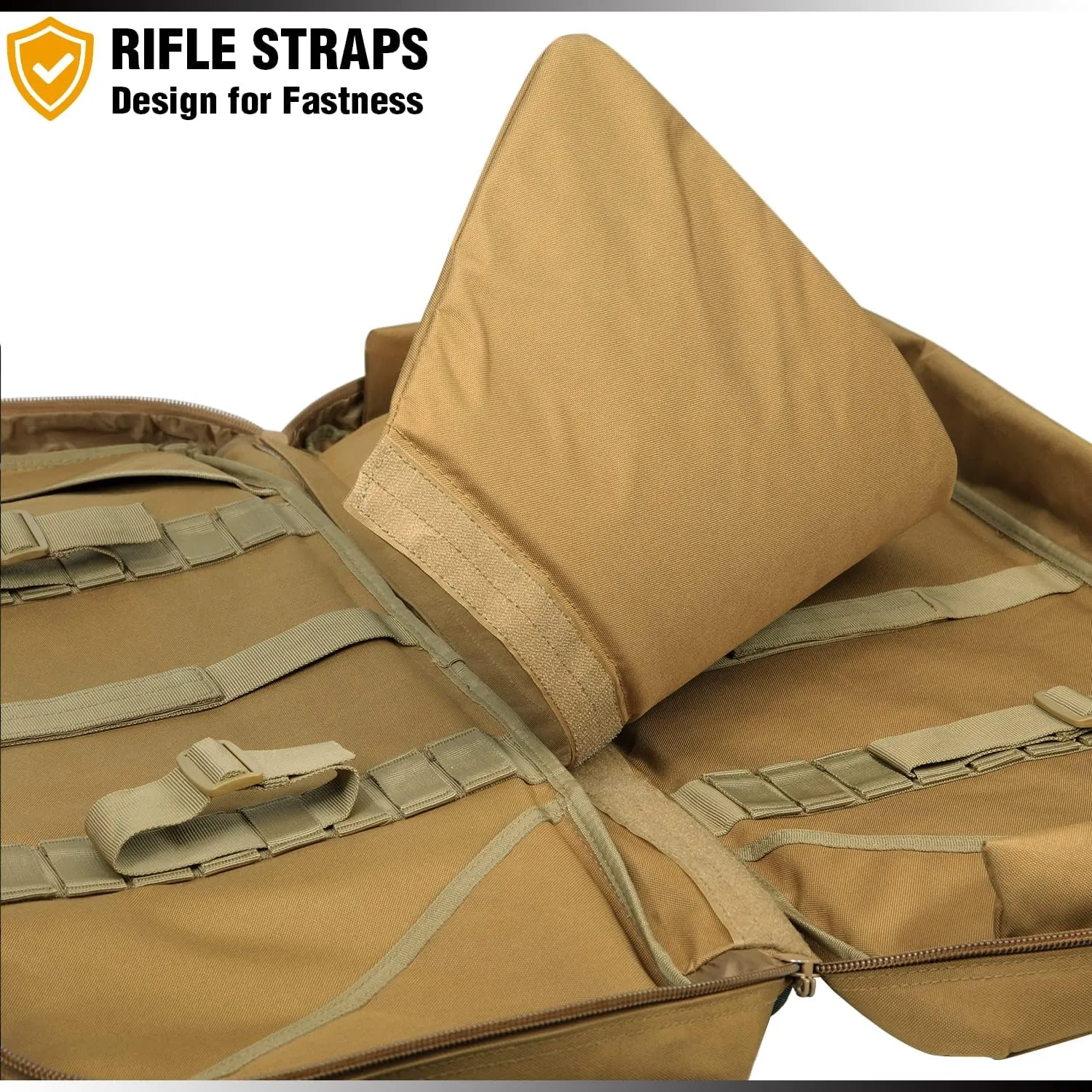 DBTAC Urban Classic Tactical Double Long Gun Bag Soft Rifle Case Pistol Transportation Case w/Backpack Strap for Range Shooting Outdoor Hunting | 32" 36" 42" 48"