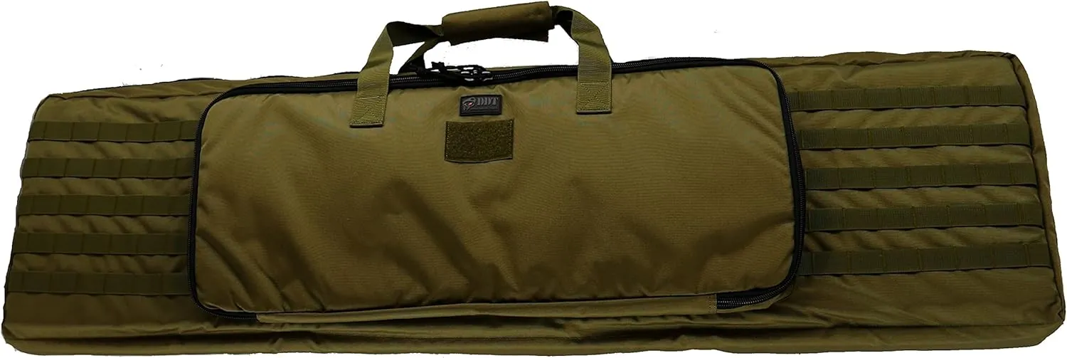 DDT Death Dealer Tactical Padded Double Long Rifle Pistol Case USA Veteran Owned w/Backpack Straps - Lockable