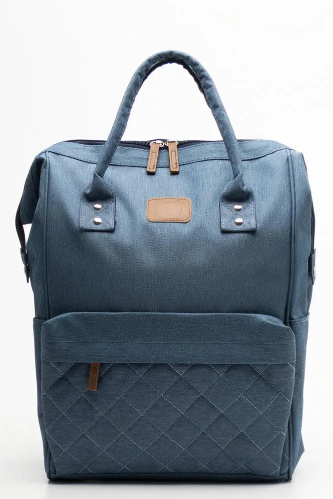 Denim Backpack Blue