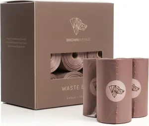 Dog Poop Bags Rolls - 135 Biodegradable Poop Bags for Dogs - Guaranteed Leak Proof, for Walking, Extra Thick unscented Bulk Dog Waste Bags Refills - Odor Proof Doggie Poop Bags for Pets
