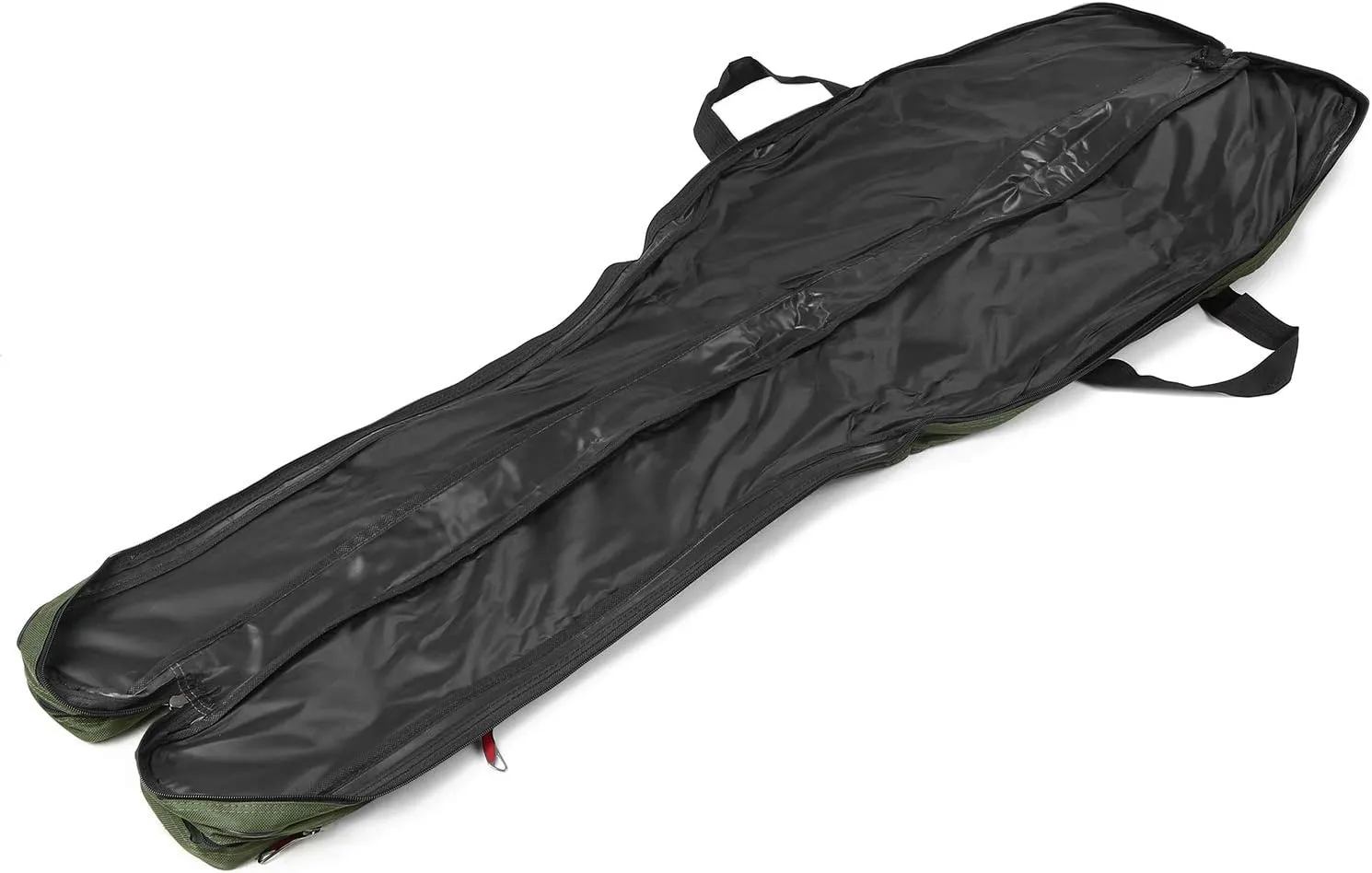 doorslay Fishing Rod Case Three Layers Fishing Rod Bag Oxford Portable Folding Fishing Pole Bag Outdoor Waterproof Tackle Storage Travel Bags Carry Organizer for Fishing Camping Hiking