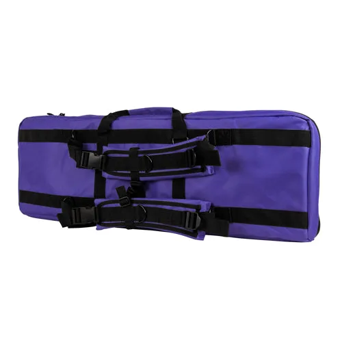 Double Carbine Case-blk W-purple Trim-36"