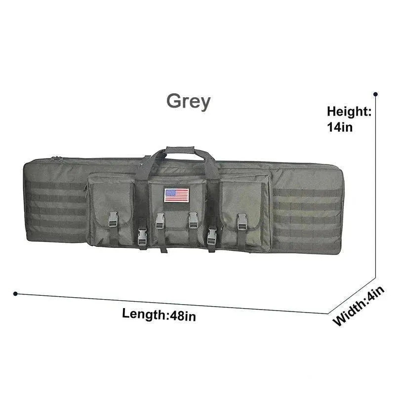 Double Rifle Case Long Rifle American Classic Tactical Gun Bag 42-Inch