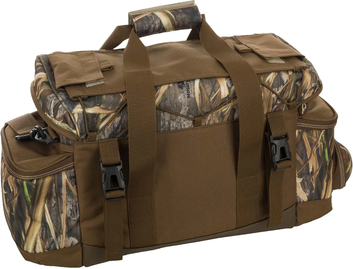Drake Waterfowl Men's Blind Hunting Camo Duffle Range Gear Bag with Adjustable Shoulder Strap