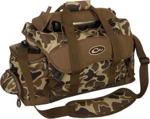 Drake Waterfowl Men's Blind Hunting Camo Duffle Range Gear Bag with Adjustable Shoulder Strap