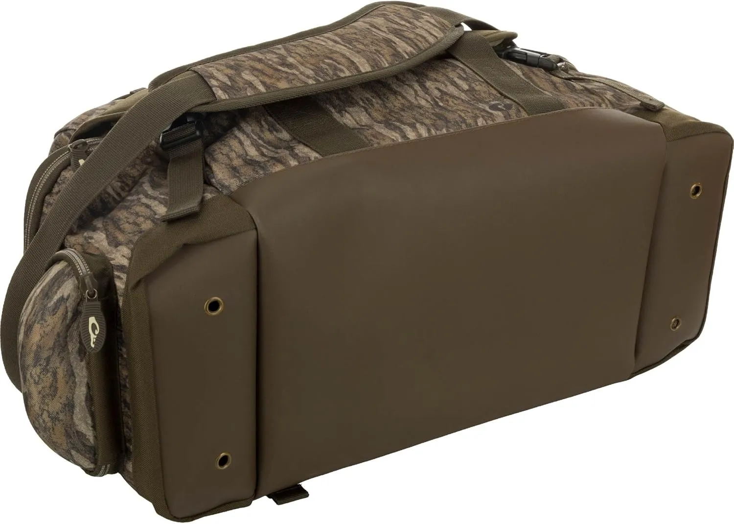 Drake Waterfowl Men's Blind Hunting Camo Duffle Range Gear Bag with Adjustable Shoulder Strap
