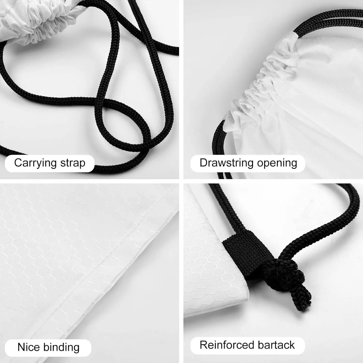 Drawstring Backpack Bulk String Bag Waterproof Drawstring Bag Funny Dog Cinch Bag Adult Gym Bag for Sport, 35*42cm