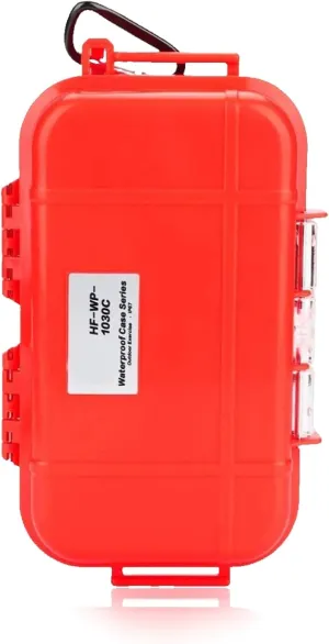 Dry Box Outdoor Waterproof Airtight Storage Case Hard Shell Wet Dry Box Carry Box Tackle Organization for Camping, Fishing
