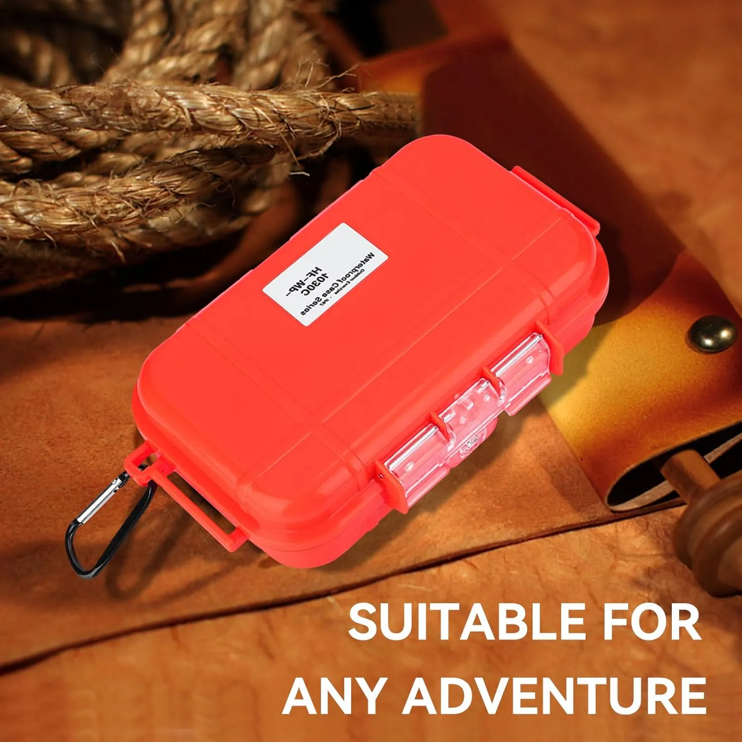Dry Box Outdoor Waterproof Airtight Storage Case Hard Shell Wet Dry Box Carry Box Tackle Organization for Camping, Fishing