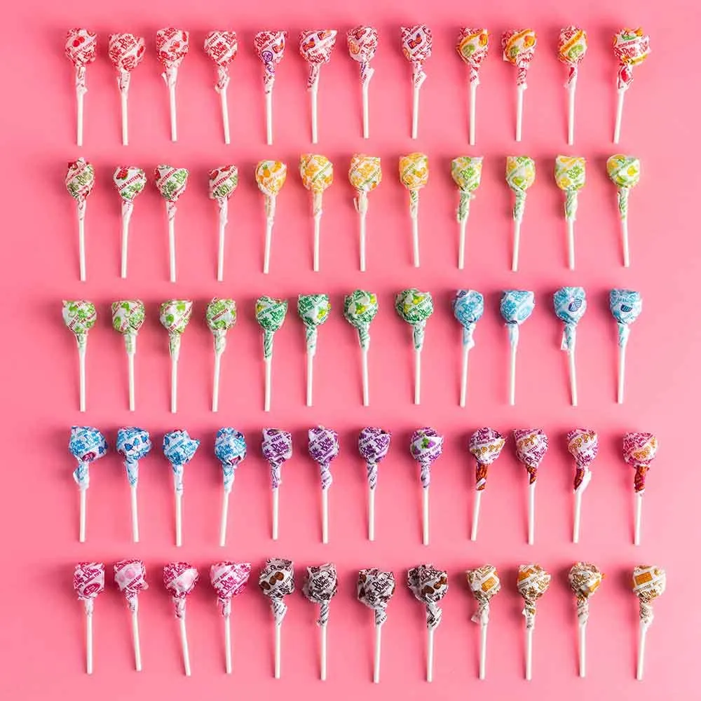 Dum Dums Original Mix 2,300 Count Box- All-Time Classic Flavors - Bulk Suckers, Lollipops Individually Wrapped, Candy Mix Variety Pack - Bulk Easter Candy for Classroom and Work