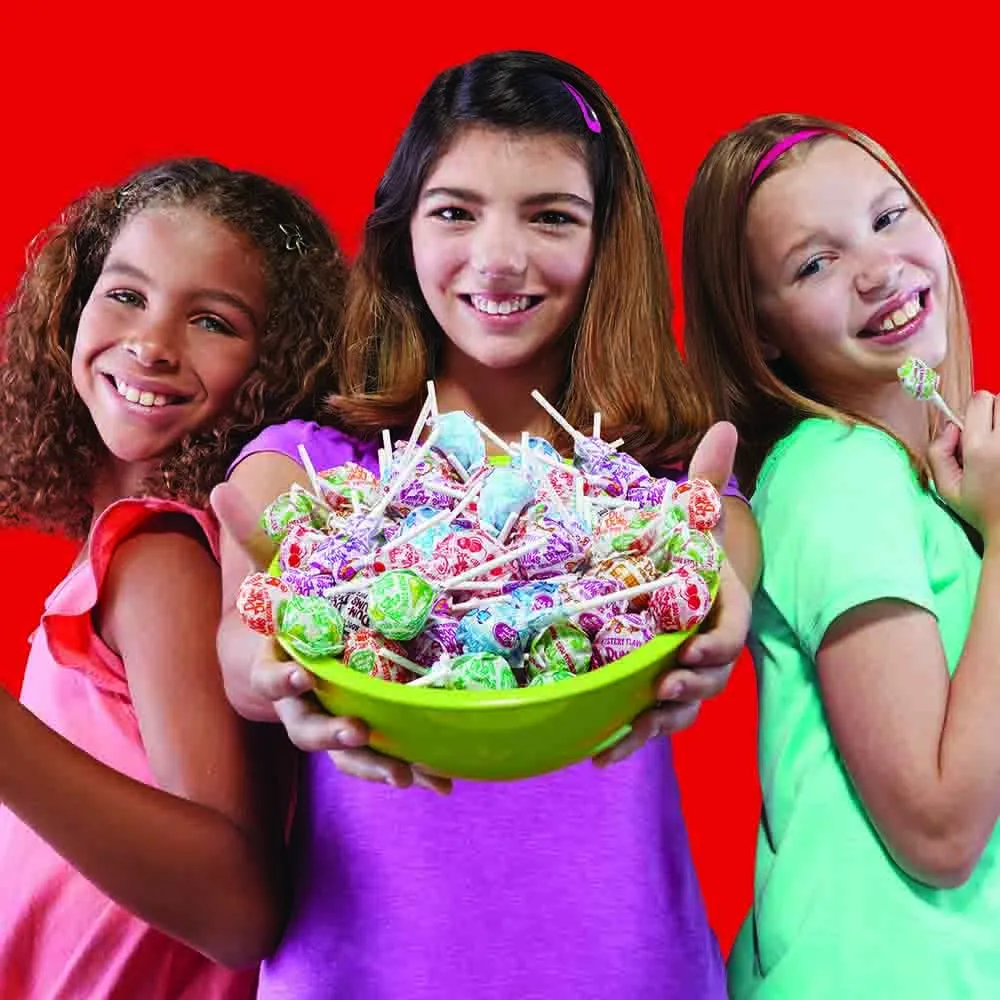 Dum Dums Original Mix 2,300 Count Box- All-Time Classic Flavors - Bulk Suckers, Lollipops Individually Wrapped, Candy Mix Variety Pack - Bulk Easter Candy for Classroom and Work