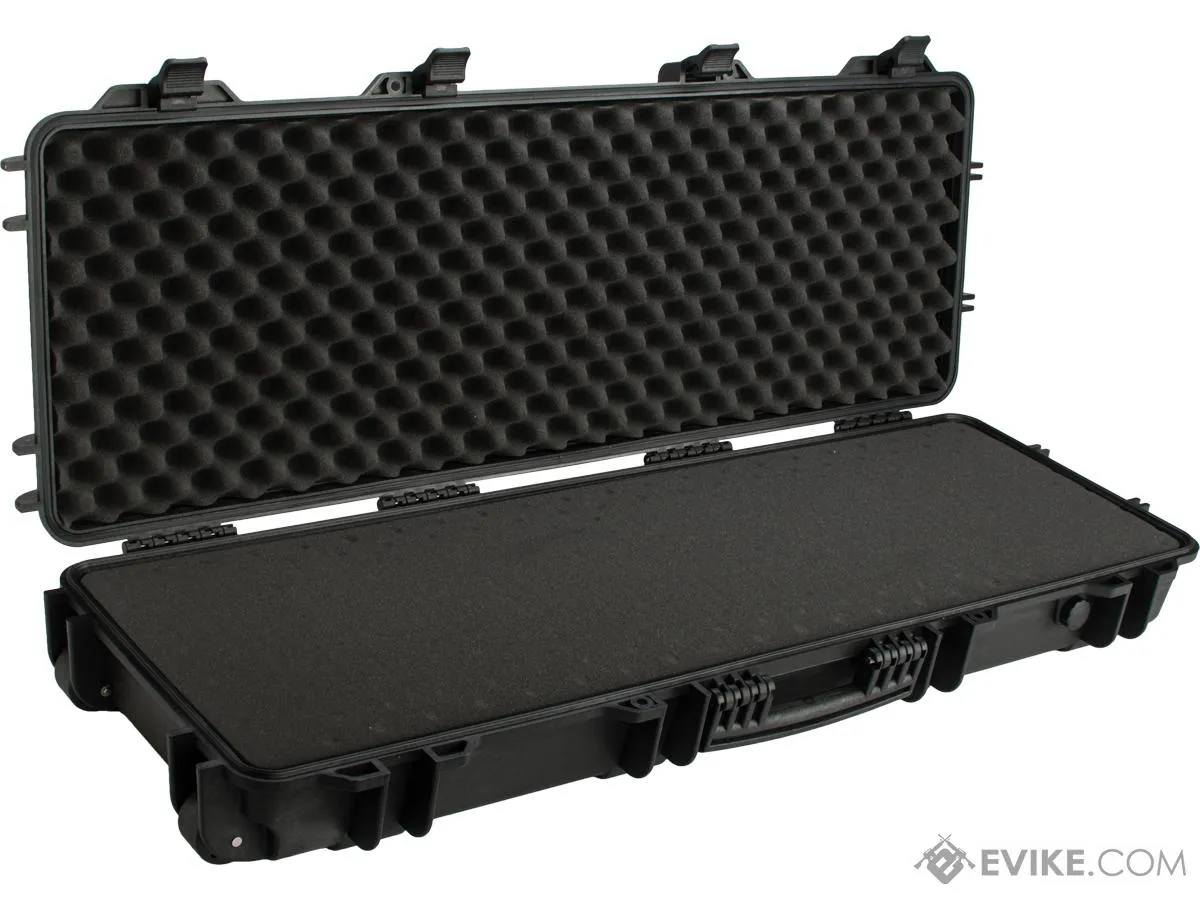 EMG Transporter Lockable 42" Hard Case w/ low-profile wheels & PnP foam (Color: Desert Tan)