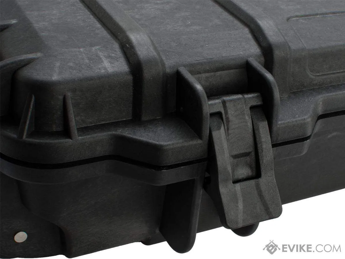 EMG Transporter Lockable 42" Hard Case w/ low-profile wheels & PnP foam (Color: Matte Black)