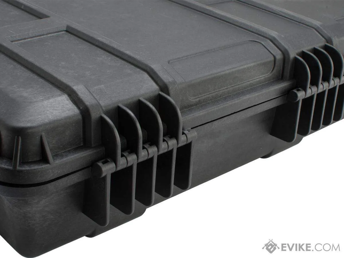 EMG Transporter Lockable 42" Hard Case w/ low-profile wheels & PnP foam (Color: Matte Black)