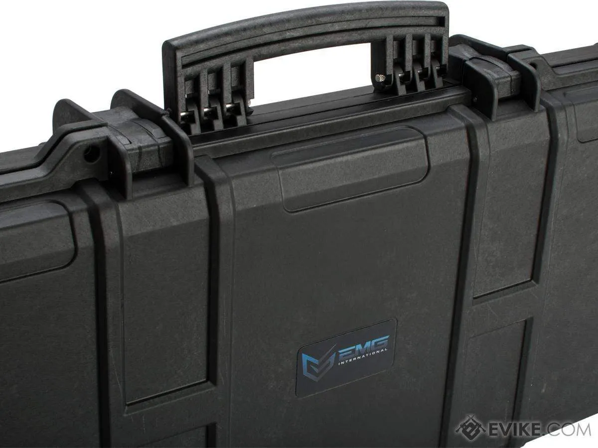 EMG Transporter Lockable 42" Hard Case w/ low-profile wheels & PnP foam (Color: Matte Black)