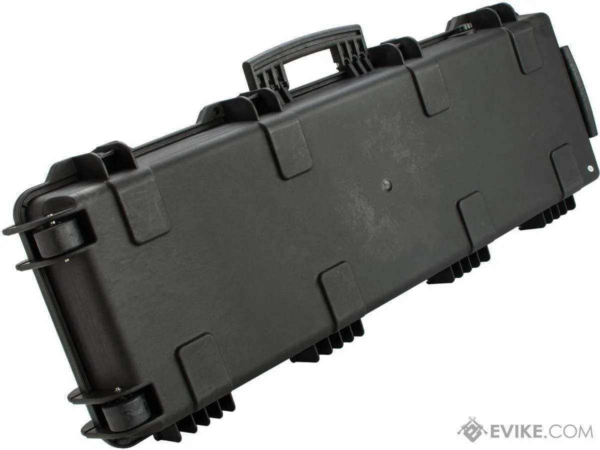 EMG Transporter Lockable 42" Hard Case w/ low-profile wheels & PnP foam (Color: Matte Black)