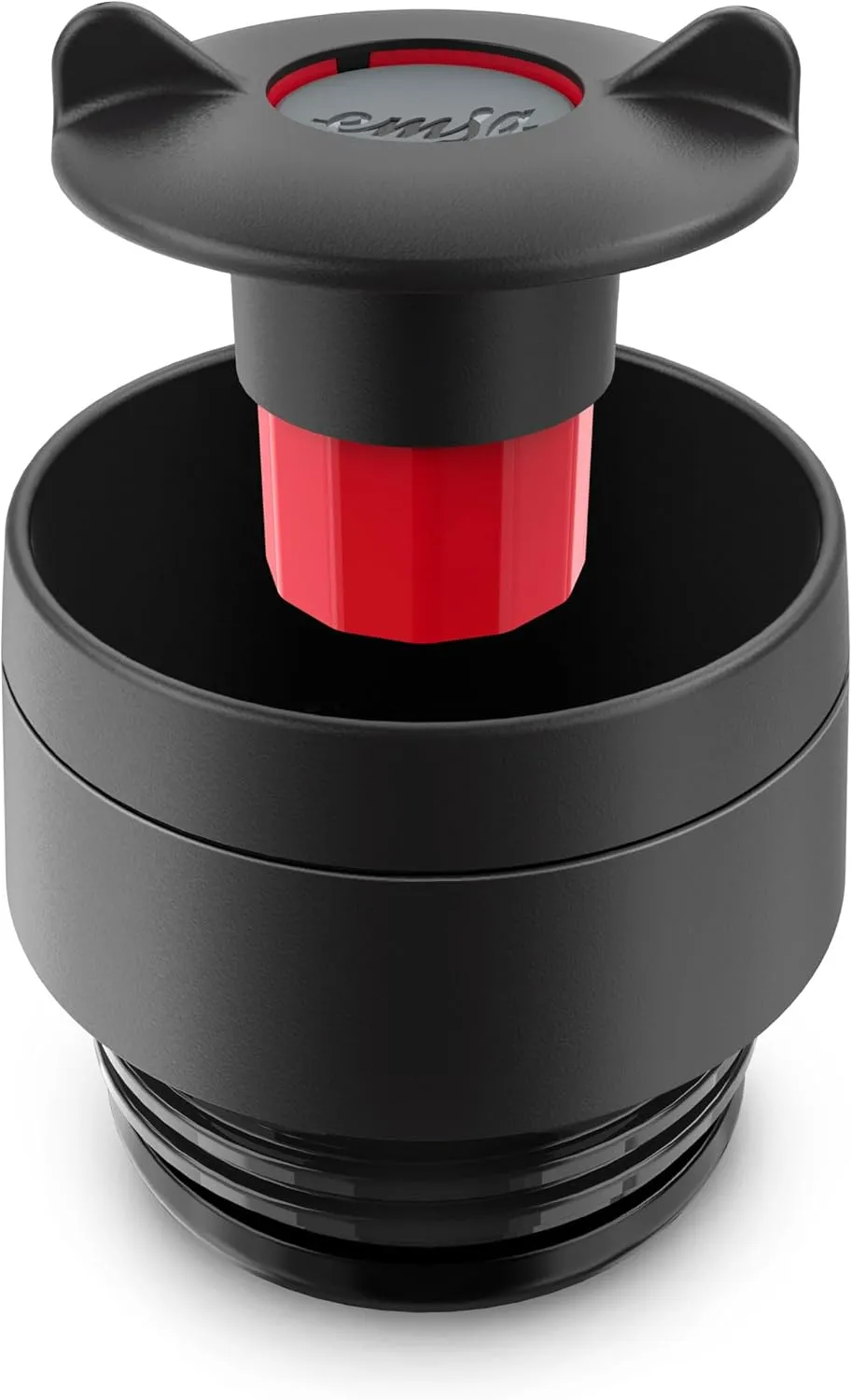 EMSA N20203 Travel Mug Classic Insulated Mug 0.36 litres, Comfort Screw Cap, Stainless Steel, 4 Hours Hot and 8 Hours Cold, 100% Leak-Proof, Dishwasher Safe, 360° Drinking Opening, Dark Blue
